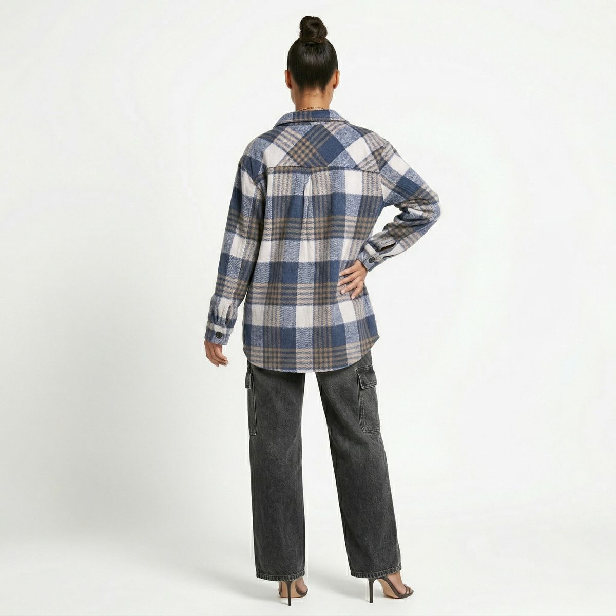 D'JOE - Camisa Leñadora Oversize Mujer Rebecca