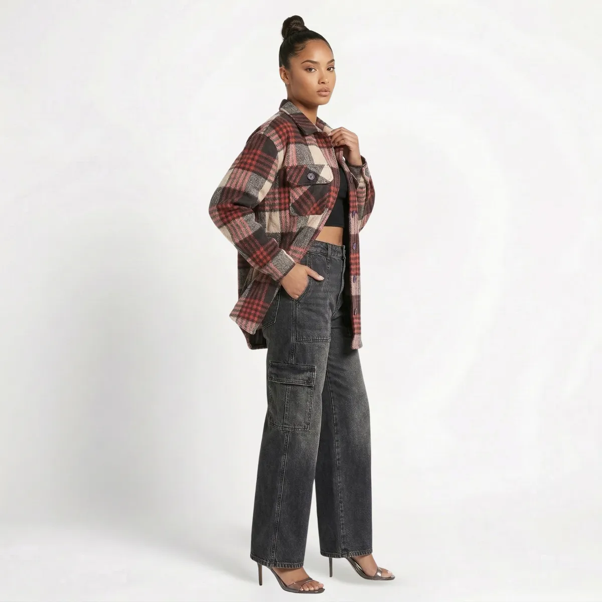 D'JOE - Camisa Leñadora Oversize Mujer Rebecca