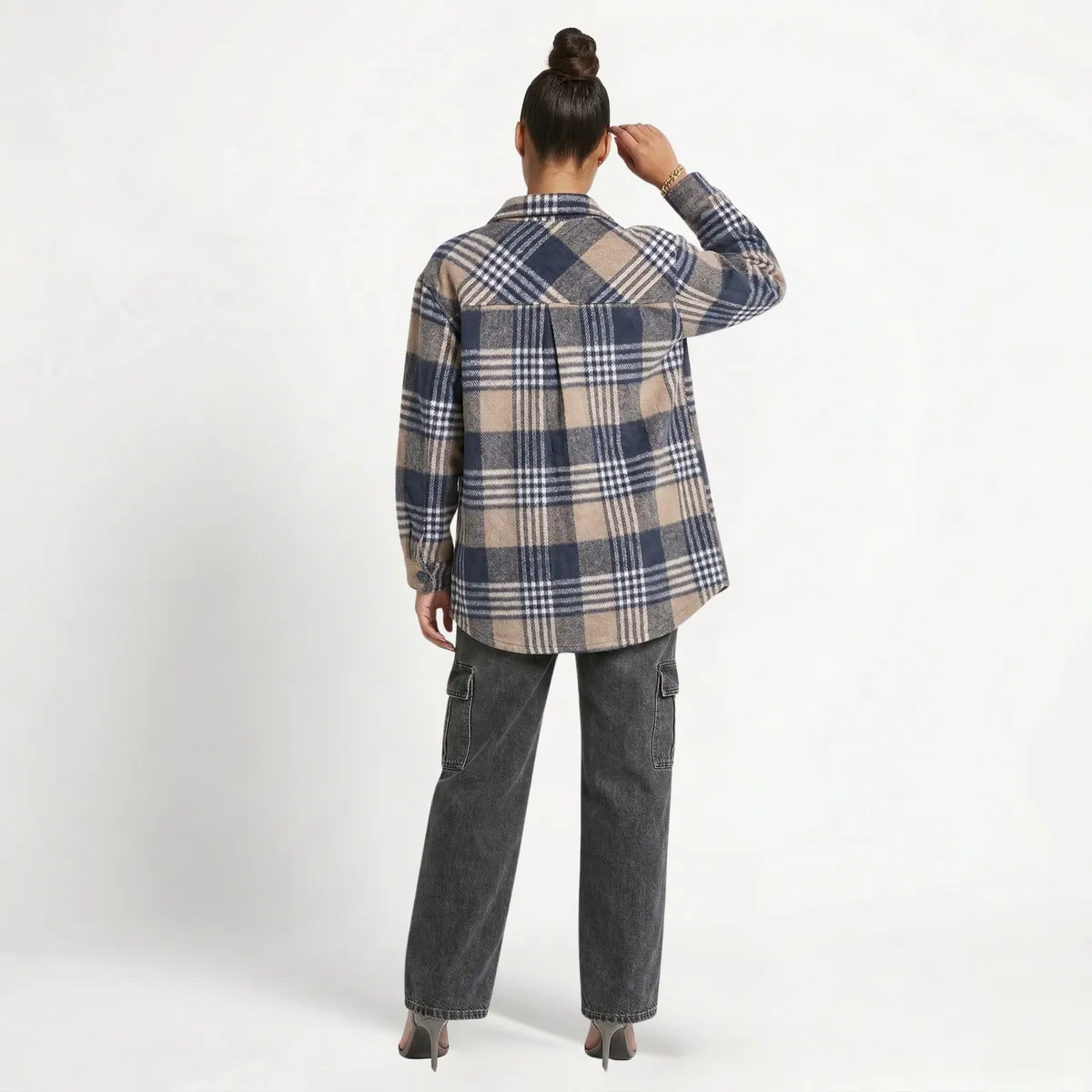 D'JOE - Camisa Leñadora Oversize Mujer Rebecca