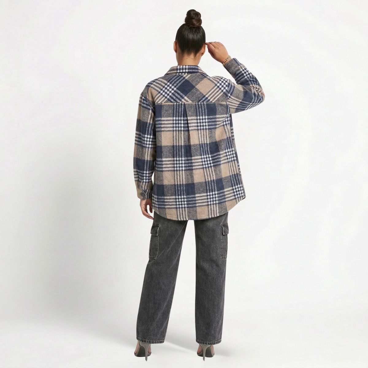 D'JOE - Camisa Leñadora Oversize Mujer Rebecca