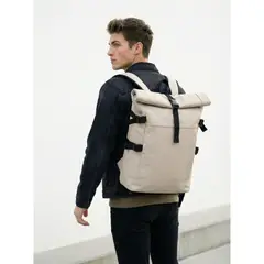 D'JOE - Mochila Urbana Roll Top Impermeable Porta Laptop Apolo