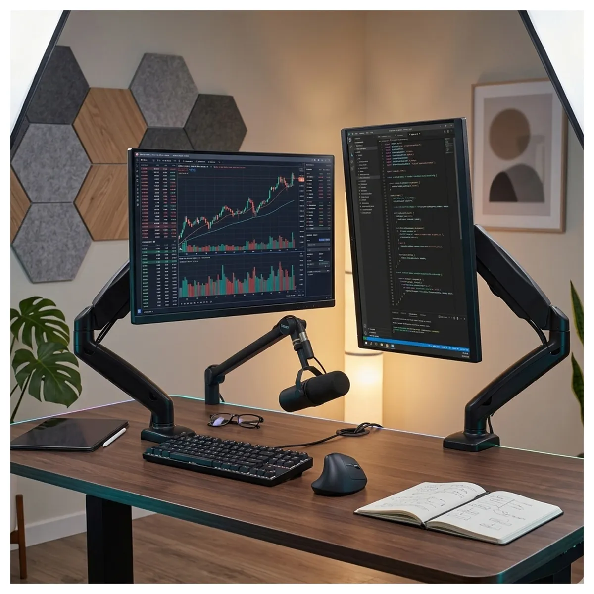 MALIK - Soporte Mesa DY-01 para Monitor Gamer 17-32