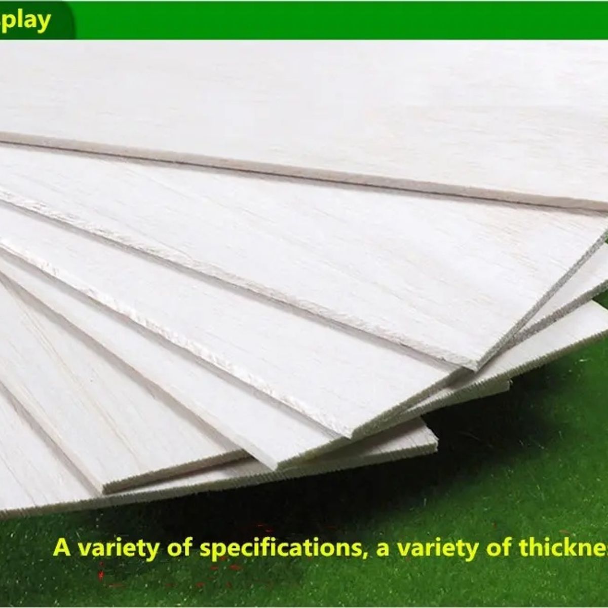 GENERICO - Madera De Balsa 500 X 80 X 8 mm 3un…