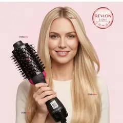 REVLON - Cepillo Secador Alisador One Step Voluminizador 800W
