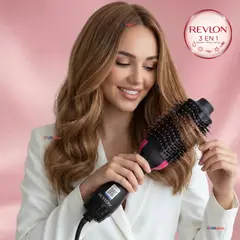 REVLON - Cepillo Secador Alisador One Step Voluminizador 800W