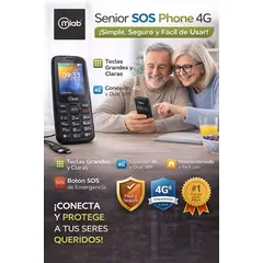MLAB - Celular Adulto Mayor Senior SOS