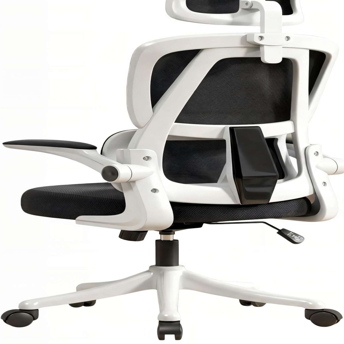 GENERICO - SILLA DE OFICINA CON RESPALDO ALTO ERGONÓMICO COLOR BLANCO