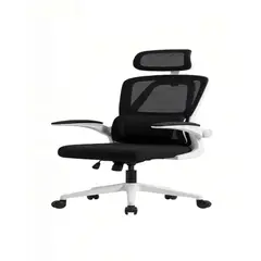 GENERICO - SILLA DE ESCRITORIO CON RESPALDO ALTO ERGONÓMICO COLOR BLANCO