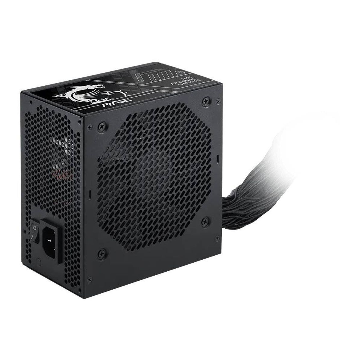 MSI - Fuente de Poder MSI MAG A650BN PCIE5 III, Cables Fijos, Certificada 80 Plus Bronze, 12V-2x6, ATX 3.1