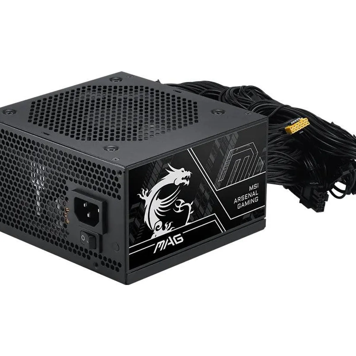 MSI - Fuente de Poder MSI MAG A650BN PCIE5 III, Cables Fijos, Certificada 80 Plus Bronze, 12V-2x6, ATX 3.1