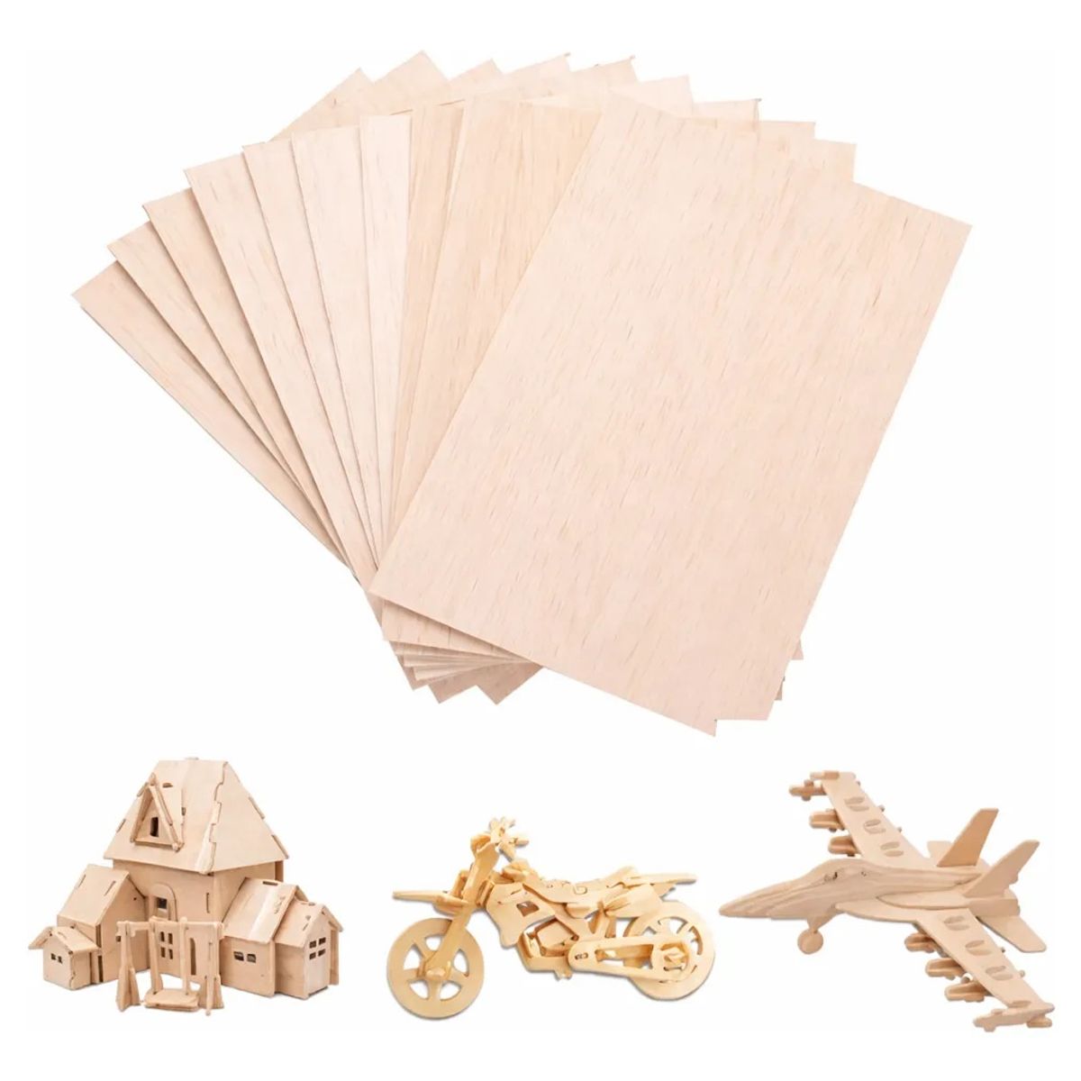 GENERICO - Madera De Balsa 1000 X 300 X 3 mm 1un…