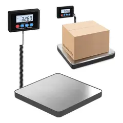 EVERSO - Balanza Digital 200 Kg Pesa Alta Precisión Báscula Comercial