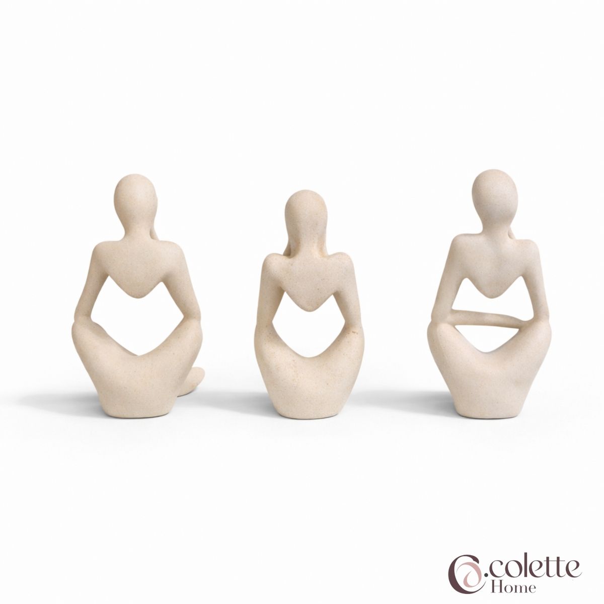COLETTE - Figura Decorativa Adorno Tipo Escultura Trilogía Del Silencio