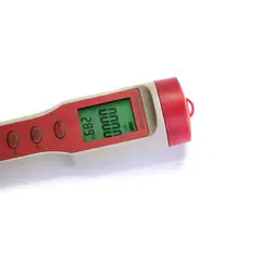 GENERICO - Medidor digital LCD portátil 4 en 1 TDS - EC - pH - Temperatura