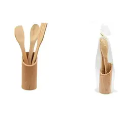 GENERICO - SET DE UTENSILIOS DE MADERA 29CM