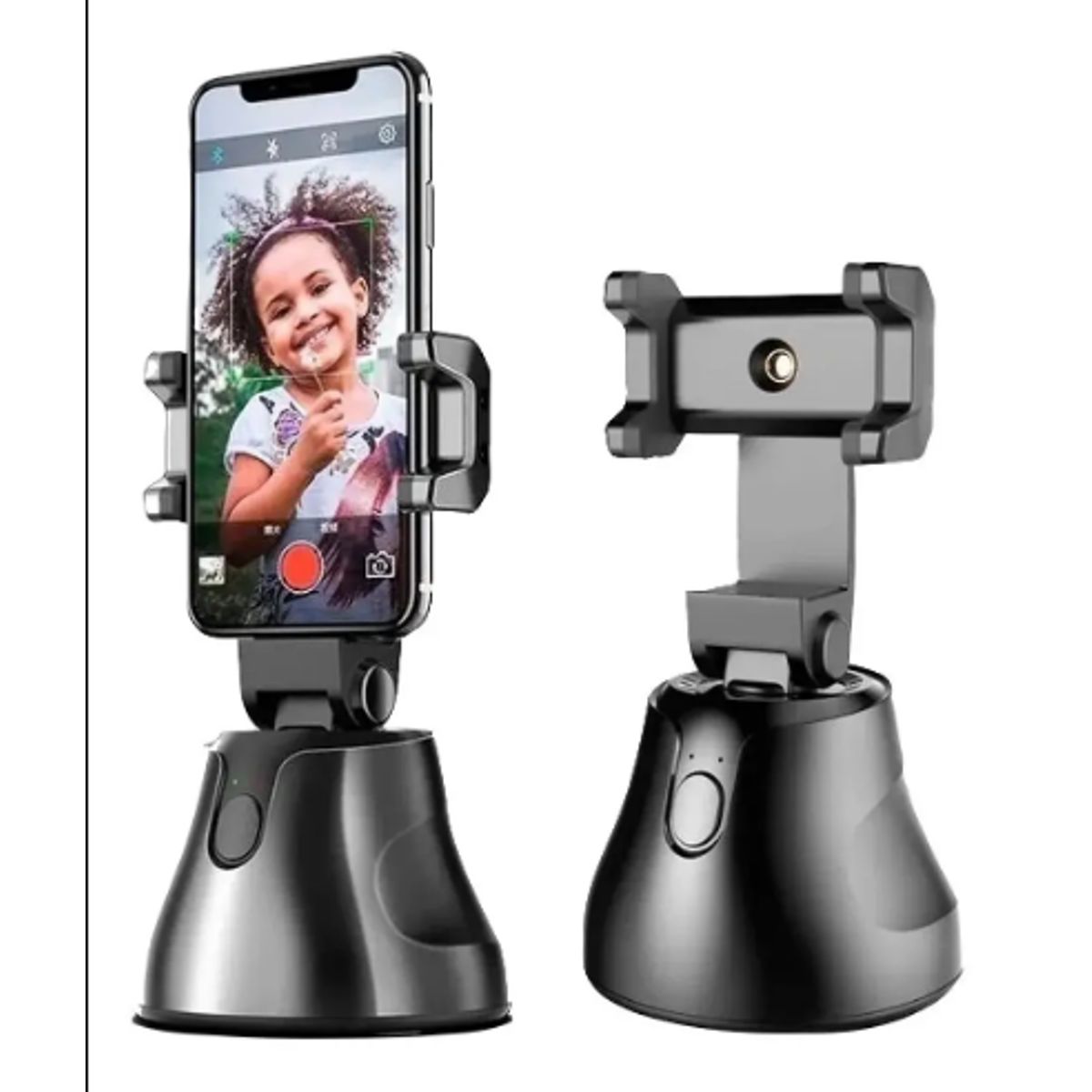 GENERICO - Soporte Celular Selfie Robot Automatico 360°