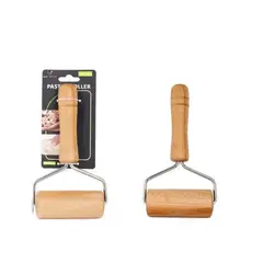 GENERICO - RODILLO DE AMASAR DE MADERA 19.5CM