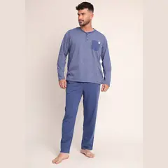 MONA - Pijama Hombre Algodon Melange