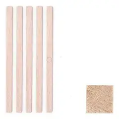 GENERICO - Madera De Balsa 300 X 10 X 10 mm 5 un…