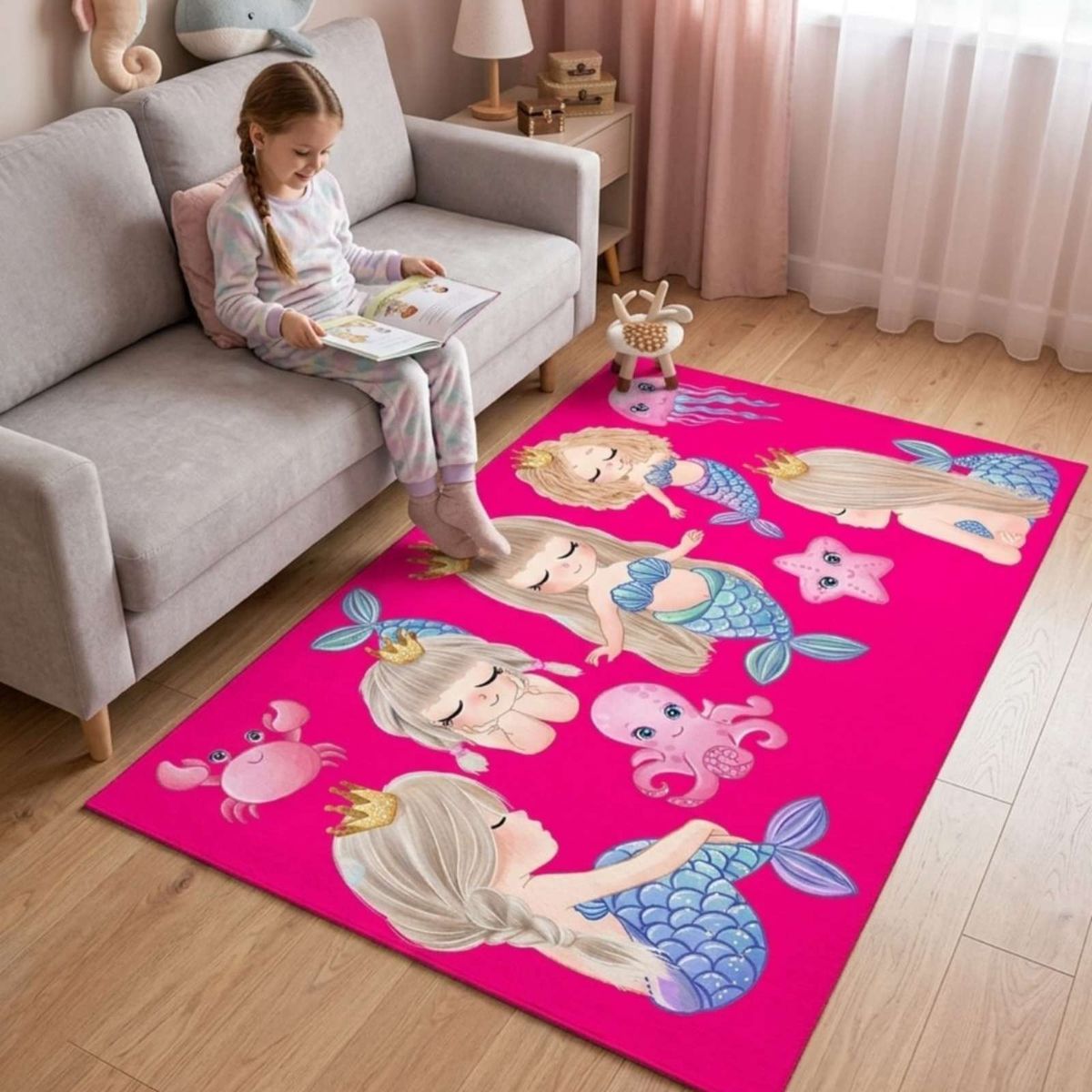 GENERICO - Alfombra de Juegos Infantil Practica de 120x160cm