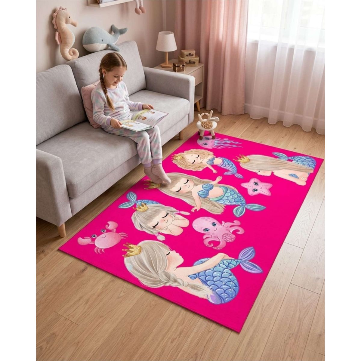 GENERICO - Alfombra de Juegos Infantil Practica de 120x160cm
