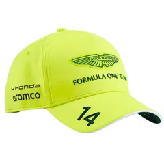PUMA - Gorro Oficial Aston Martin Fernando Alonso 2026 Verde Lima