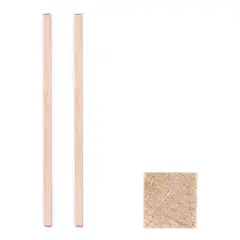 GENERICO - Madera De Balsa 500 X 12 X 12 mm 2 un