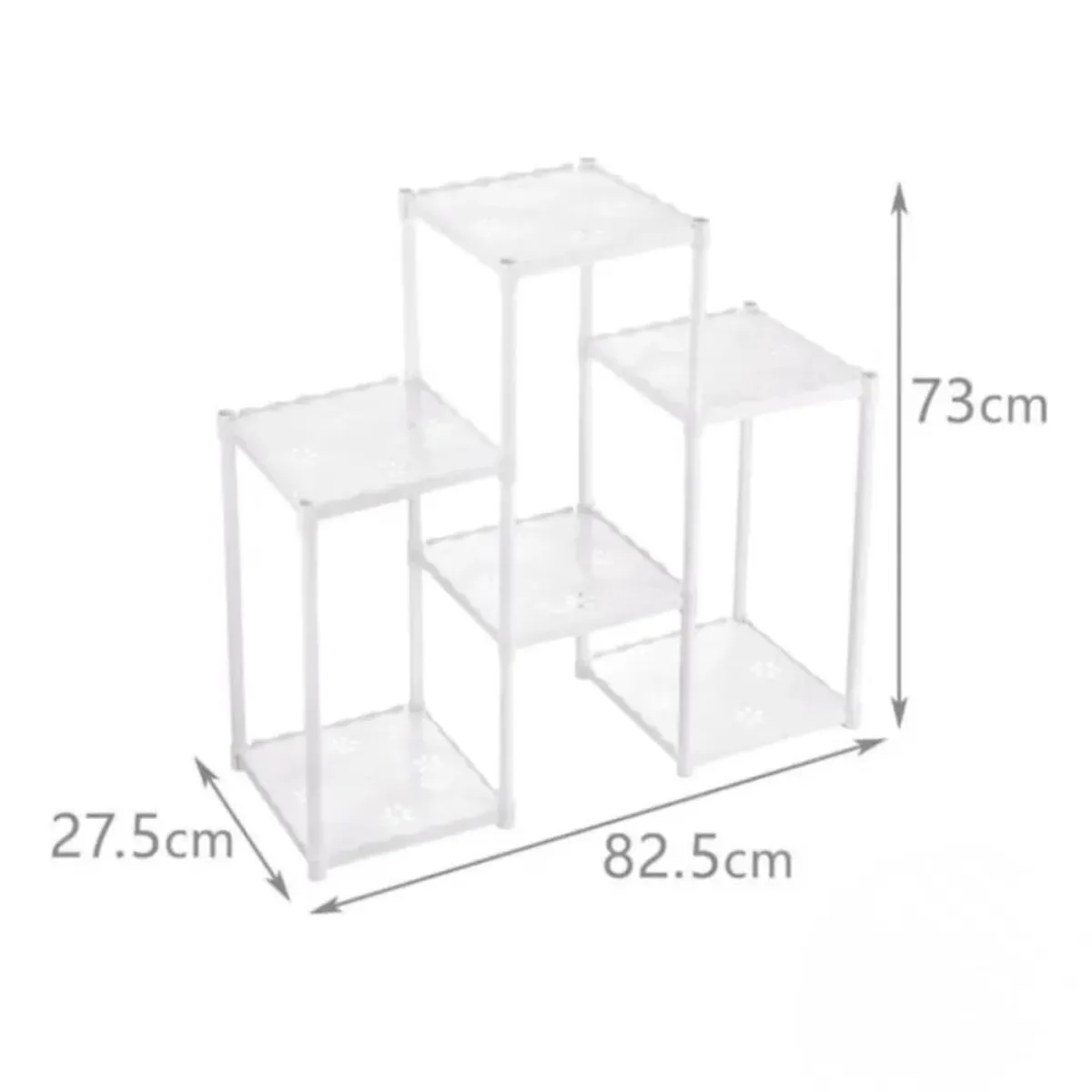 GENERICO - Mueble Organizador De Metal Y Plastico De Plantas