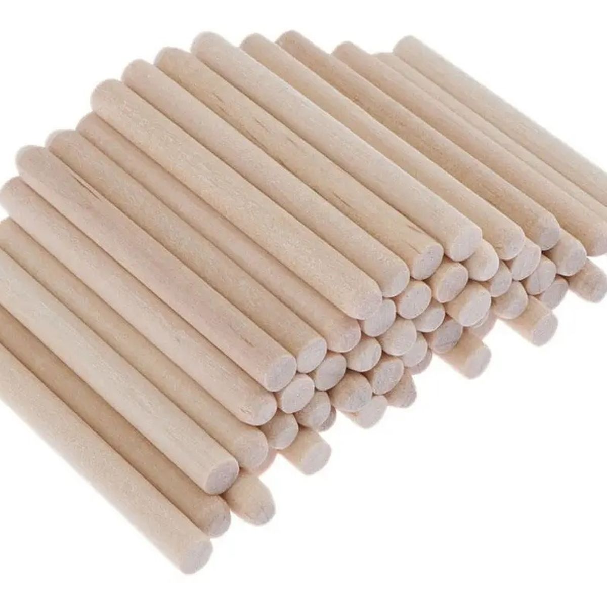 GENERICO - Madera De Balsa 100mm X 5mm De Diámetro 50un