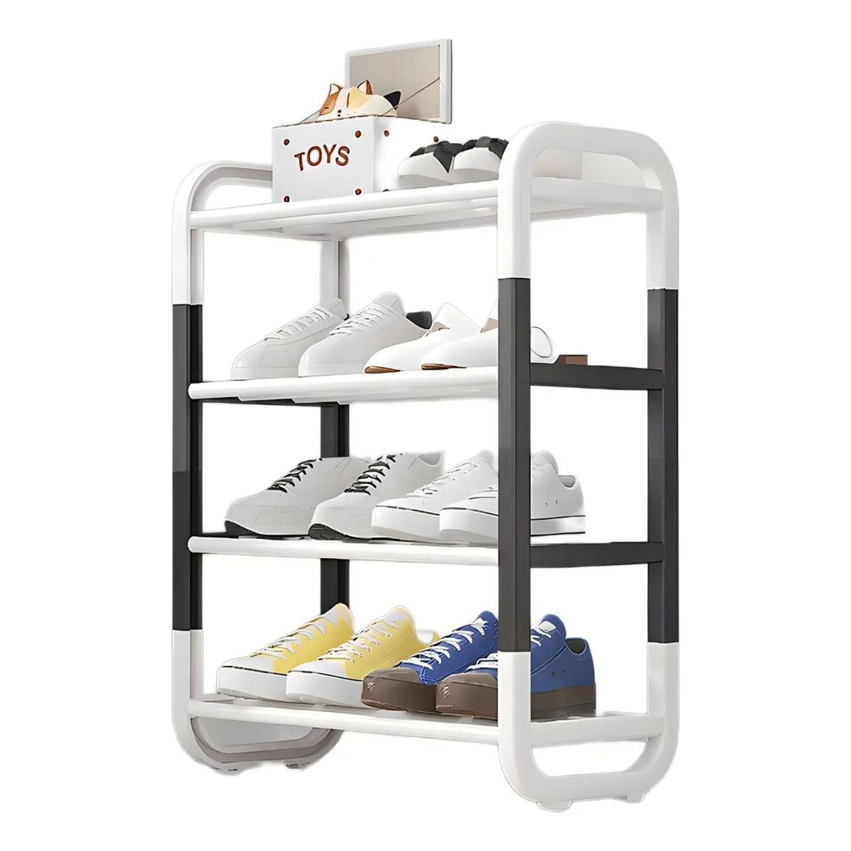 GENERICO - Organizador Multifuncional De 4 Niveles Para Zapatos