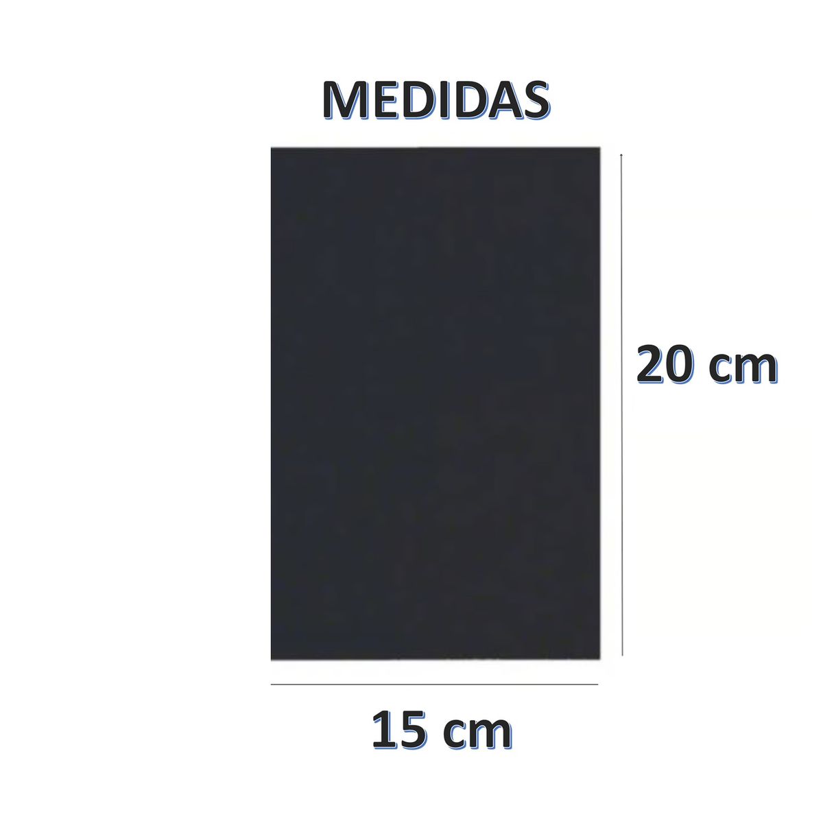 GENERICO - Papel Imantado Lado Con Adhesivo Hoja Magnetica Iman