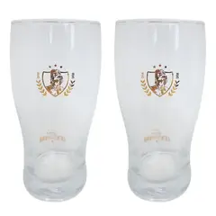 GENERICO - Colo Colo Set 2 Vasos Shoperos 580ml Edición Centenario