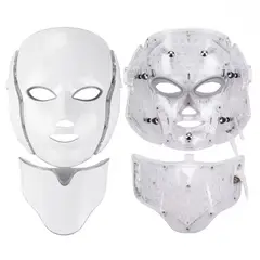 MOVI - Mascara rostro y cuello Led para terapia de luz 7 colores