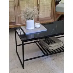 NSCOMPANY - Mesa De Centro Dubrovnik De Cuarzo – 100 X 60 X 45