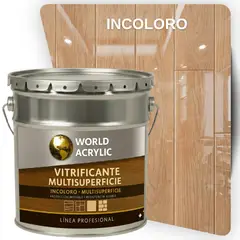 WORLD ACRYLIC - VITRIFICANTE MULTISUPERFICIE BRILLANTE TINETA 4G