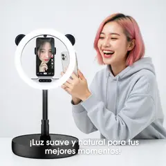 MOVI - ARO DE LUZ PORTÁTIL G2 DISEÑO PANDA