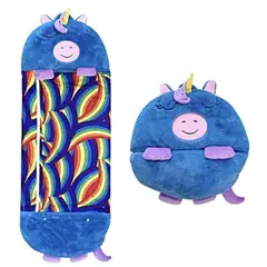 GENERICO - Almohada Unicornio 2 En 1 convierte en Saco De Dormir Peluche Infantil