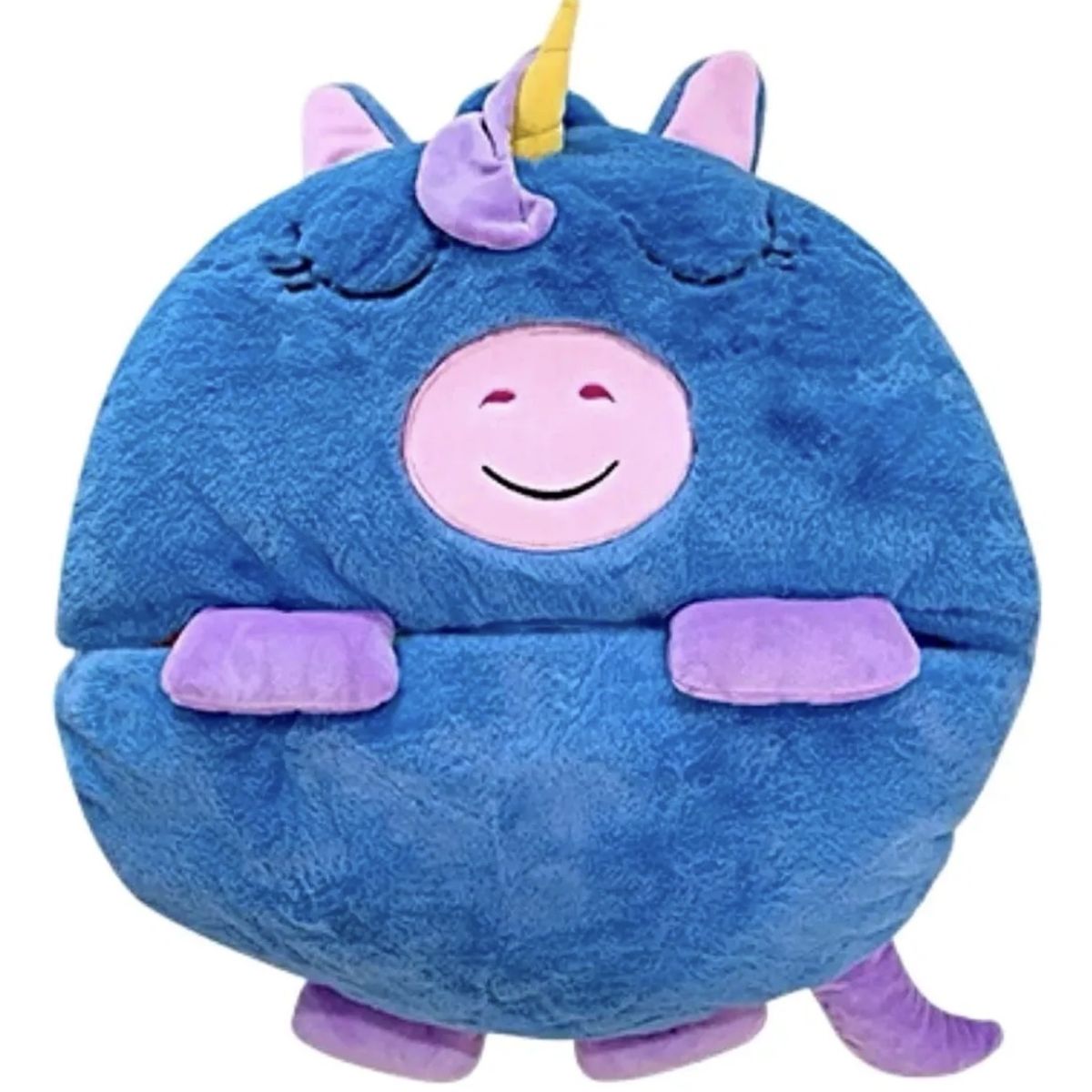 GENERICO - Almohada Unicornio 2 En 1 convierte en Saco De Dormir Peluche Infantil