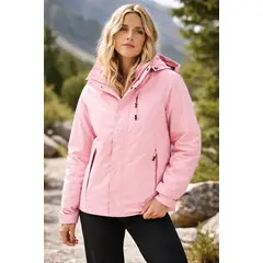 LUNA - Parka Mujer Con Cortavientos Otoño-Invierno