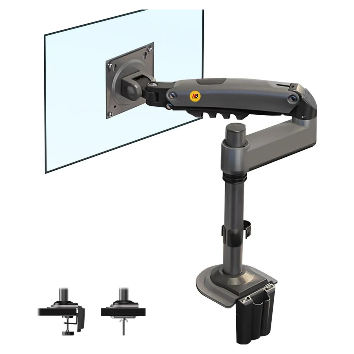 MALIK - Soporte de Mesa Monitor 17-32 NB-H100 Ergonómico