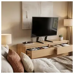 MALIK - Base Stand Sobremesa para TV 26 a 37" Resistente