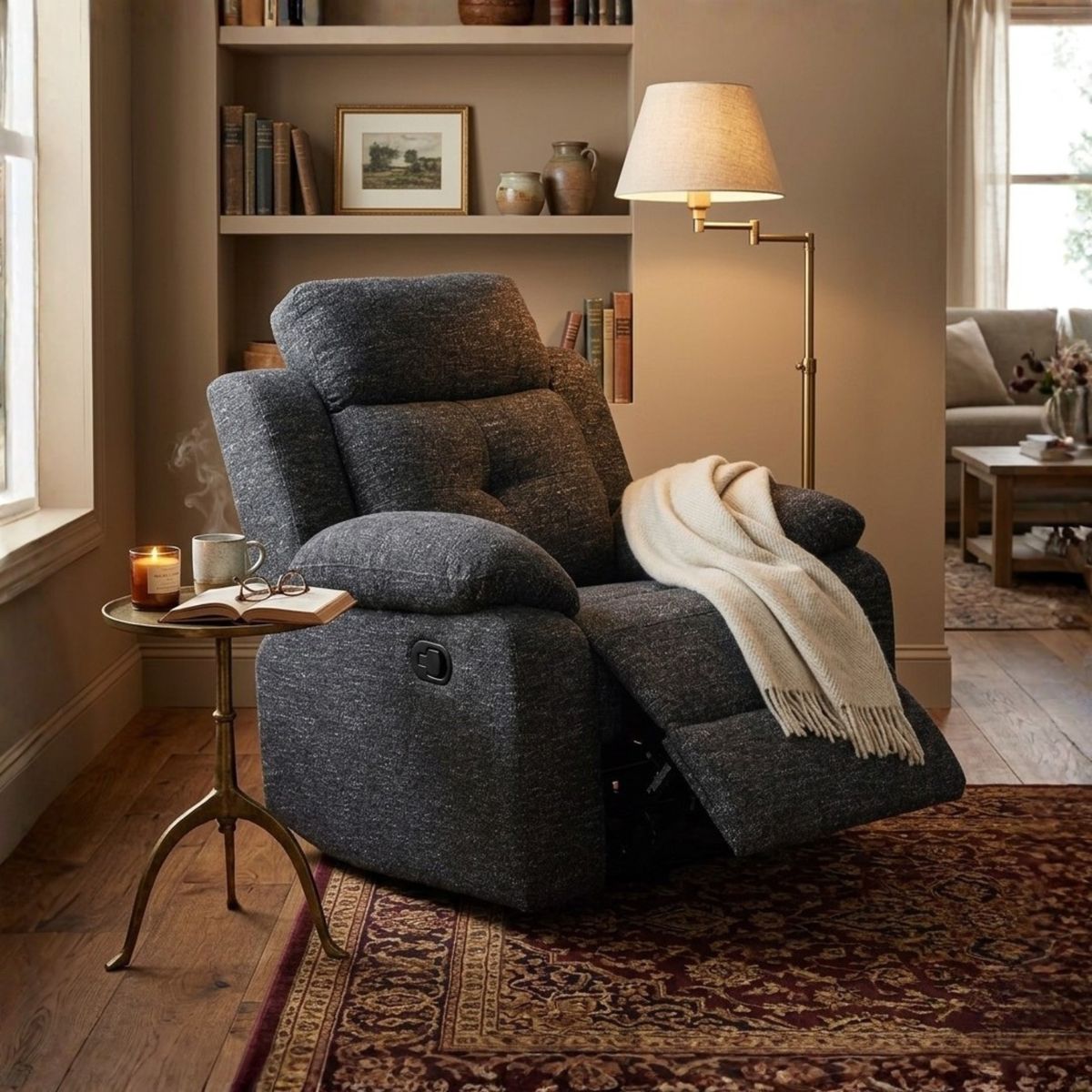 INTERMUEBLES - BERGERE BIELLA 1C TELA GRIS