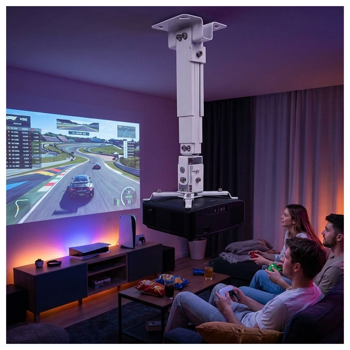 MALIK - Base Soporte Proyector XD12 Instalación Fácil y Firme