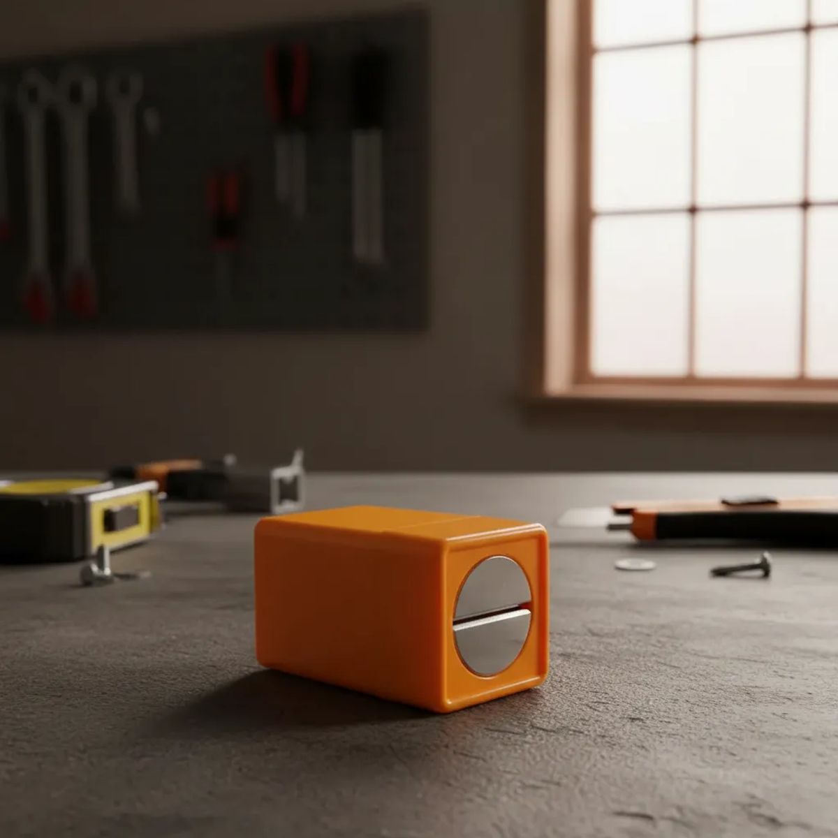 NEON - Caja Amarilla De Roturas De Cuchillas Hasta 32 Mm