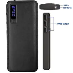MOVI - Power Bank Batería Externa Portatil 20000mAh Carga Rápida USB Linterna LED Universal