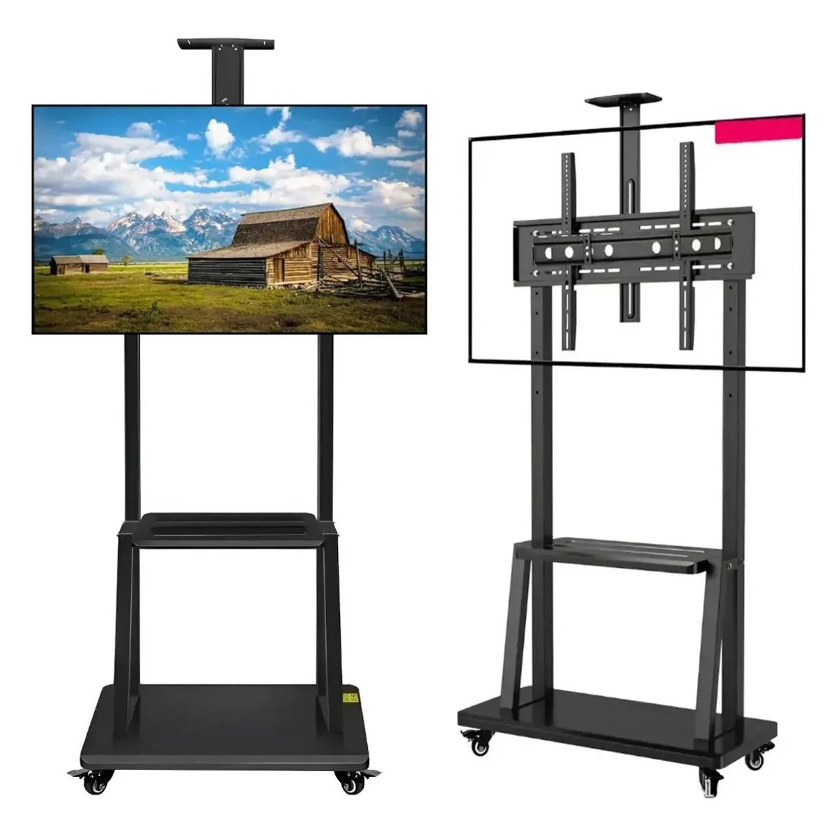 EVERSO - Soporte De Tv Móvil Con Ruedas Altura Ajustable 32 A 70 Base