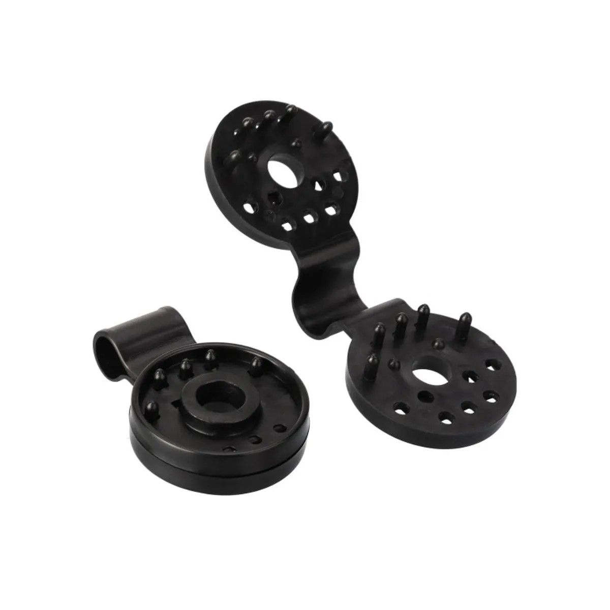 GENERICO - X100 Clips Ganchos Fijación Para Lona Toldo Malla