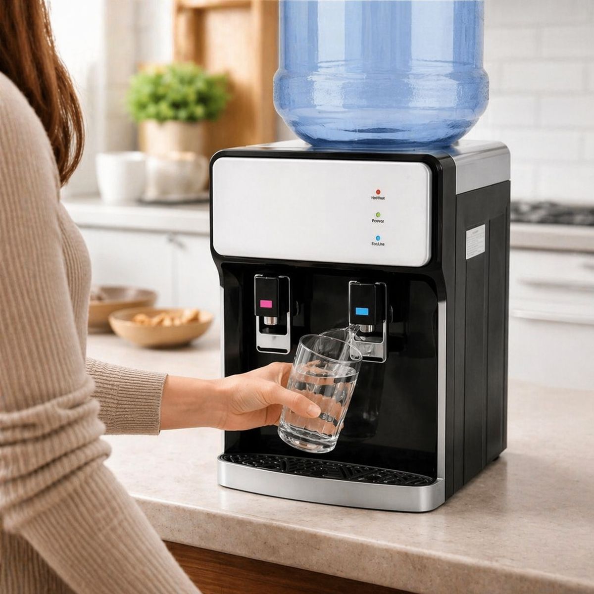 DALI - Dispensador Compresor Sobremesa Frio Y Caliente 3 llaves