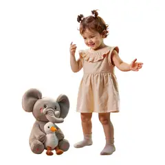 LUBABYCAS - Peluche Elefante Interactivo Graba Canta y se Balancea TM389 Bebé