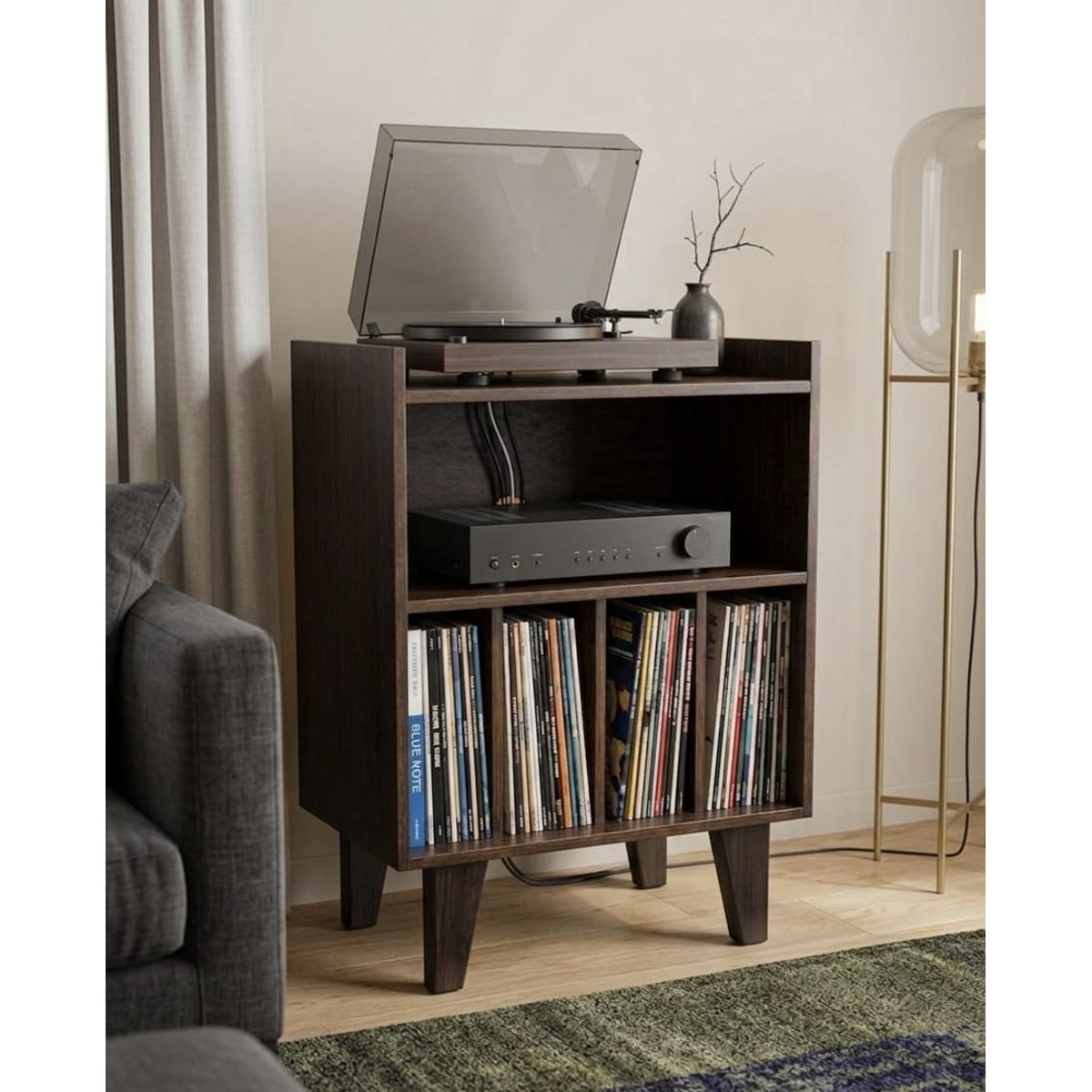 GENERICO - Rack para Tornamesa y vinilos